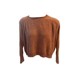 a n d eawy PINK SWEATER, SIZE L, KNITTED, LONG SLEEVE